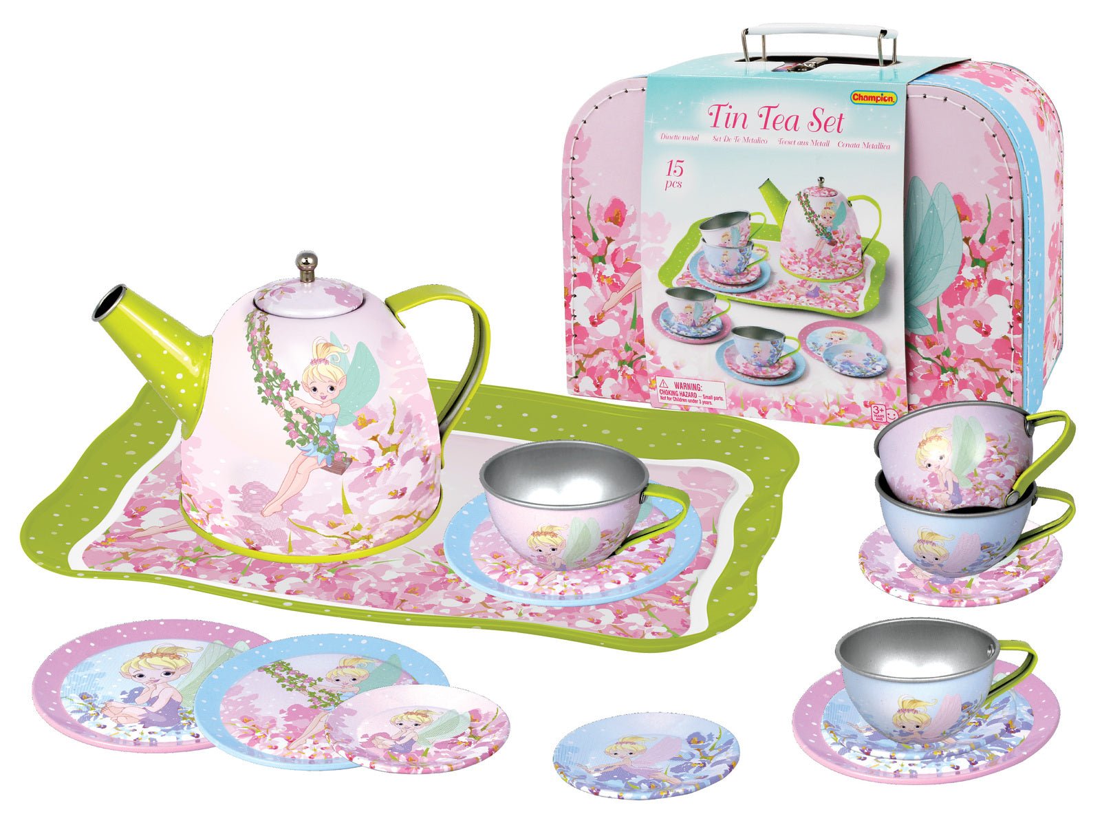 FAIRY TIN TEA SET IN SUITCASE - Bamboo Sprout